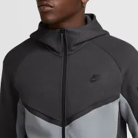Nike Tech чоловічі Full-Zip Windrunner Толстовка з капюшоном колір сірий