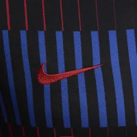 FC Barcelona Academy Pro Away мужские Nike Dri-FIT Soccer Pre-Match Short-Sleeve Top цвет черный