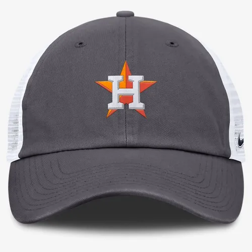Houston Astros Club чоловічі Nike MLB Trucker Adjustable Hat колір сірий