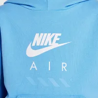 Nike Air Big дитячі Fleece Pullover Толстовка з капюшоном блакитний