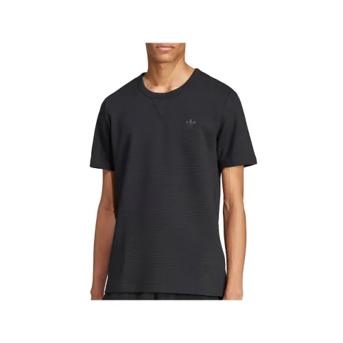 Футболка adidas Originals Trefoil Essentials Waffle IW5804 - Чорна