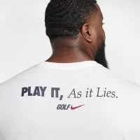 Nike мужские для гольфа футболка цвет белый