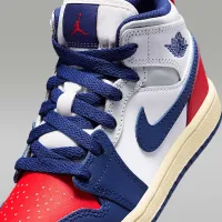 Nike Jordan 1 Mid Little дитячі Кросівки колір білий