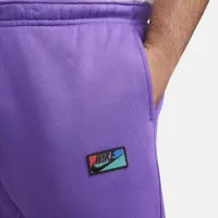 Nike Club Fleece мужские Fleece Pants цвет фиолетовый