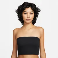 Nike женская Bandeau Midkini Swim Top цвет черный