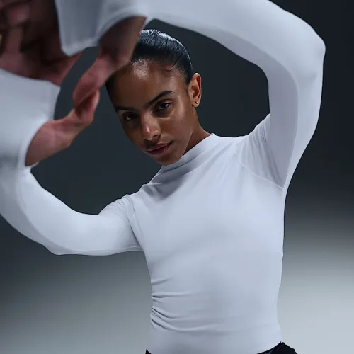 Nike Zenvy женская Dri-FIT Long-Sleeve Top цвет белый