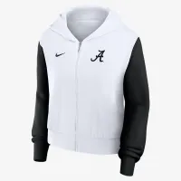 Alabama Athletic Prep Colorblocked Script Women’s Nike College Full-Zip Толстовка с капюшоном цвет белый