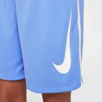 Nike Multi Big детские (для мальчиков) Dri-FIT Graphic тренировочные шорты синий