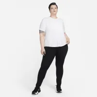 Nike One Classic жіноча Dri-FIT Short-Sleeve Top (великі розміри) колір білий