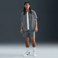 Nike 24.7 PerfectStretch чоловічі Dri-FIT Short-Sleeve Button-Down Top колір сірий