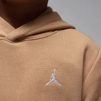 Nike Jordan Brooklyn Fleece Little дитячі 2-Piece Pullover Толстовка з капюшоном комплект колір коричневий
