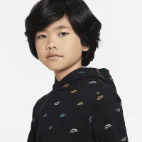 Nike Little дитячі Monogram Толстовка з капюшоном and Pants комплект колір сірий