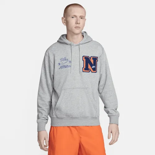 Nike Club Fleece чоловічі French Terry Pullover Толстовка з капюшоном колір сірий