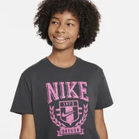 Nike Sportswear Big дитячі (Girls') футболка колір сірий