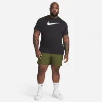 Nike Sportswear Swoosh чоловічі футболка колір чорний