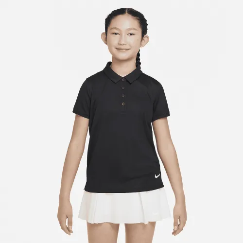 Nike Dri-FIT Victory Big детские (Girls') для гольфа Polo цвет черный