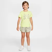 Nike Dri-FIT Essentials Little детские 2-Piece Printed Sprinter набор Yellow