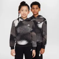 Nike Sportswear Club Fleece Big дитячі Толстовка з капюшоном колір чорний