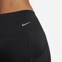Nike Go женская Firm-Support Mid-Rise 7/8 лосины с карманамицвет черный