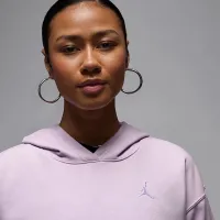 Nike Jordan Brooklyn Fleece жіноча Pullover Толстовка з капюшоном колір фіолетовий