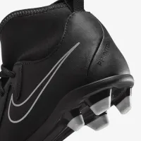 Nike Jr. Phantom Luna 2 Club Little/Big дитячі MG High-Top футбольні бутси колір чорний