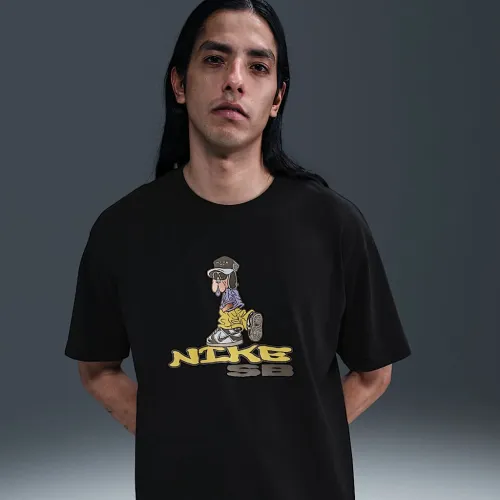 Nike SB Max90 Skate футболка колір чорний