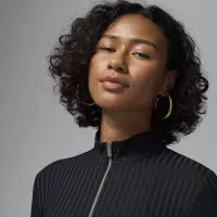 Nike Jordan жіноча Long-Sleeve Top колір чорний