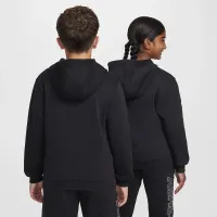 Nike Sportswear Club Fleece Big детские Pullover Толстовка с капюшоном цвет черный
