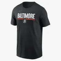Baltimore Orioles City Connect Speed мужские Nike MLB футболка цвет черный