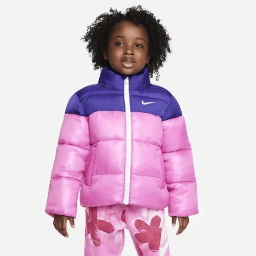Nike Colorblock Puffer Куртка Toddler Куртка Pink