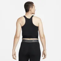 Nike Pro Dri-FIT жіноча Crop Top колір чорний