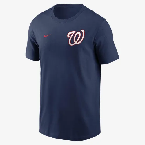 Washington Nationals 2-Hit мужские Nike MLB футболка синий