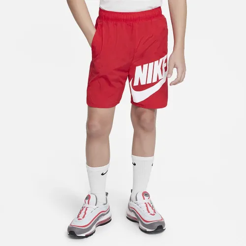 Nike Sportswear Big дитячі (для хлопчиків) Woven шорти колір червоний