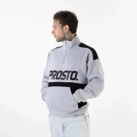 Кофта/футболка Prosto Klasyk Half Zip Wulk KL232MSWE3021 - Серая