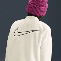 Nike Little детские Faux Fur Bomber Куртка цвет белый