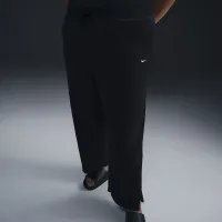 Nike Sportswear Phoenix Plush женская С высокой Талией Wide-Leg Cozy Fleece Pants (большие размеры) цвет черный