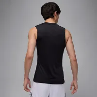 Nike Jordan Sport мужские Dri-FIT Sleeveless Base Layer Tank цвет черный