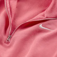 Nike Sportswear Phoenix Fleece жіноча 1/2-Zip Cropped світшот Pink