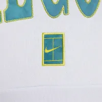 NikeCourt Heritage мужские Dri-FIT Fleece Tennis Толстовка с капюшоном цвет серый