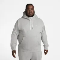 Nike Solo Swoosh чоловічі Fleece Pullover Толстовка з капюшоном колір сірий