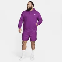 Nike Sportswear Club Fleece Pullover Толстовка с капюшоном цвет фиолетовый