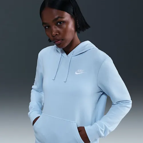 Nike Sportswear Club Fleece жіноча Pullover Толстовка з капюшоном блакитний