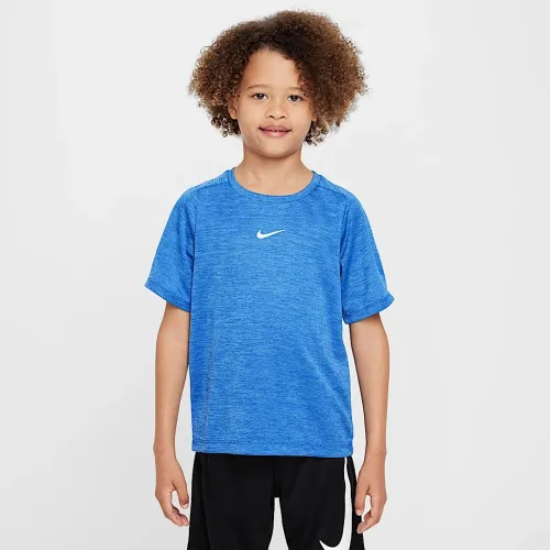 Nike Dri-FIT Little детские Multi Short Sleeve Top синий