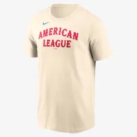 American League 2024 All-Star Game Wordmark чоловічі Nike MLB футболка колір коричневий