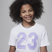 Nike Jordan 23 Flight Big детские Graphic Tee цвет белый