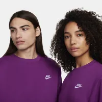 Nike Sportswear Club Fleece чоловічі Crew колір фіолетовий