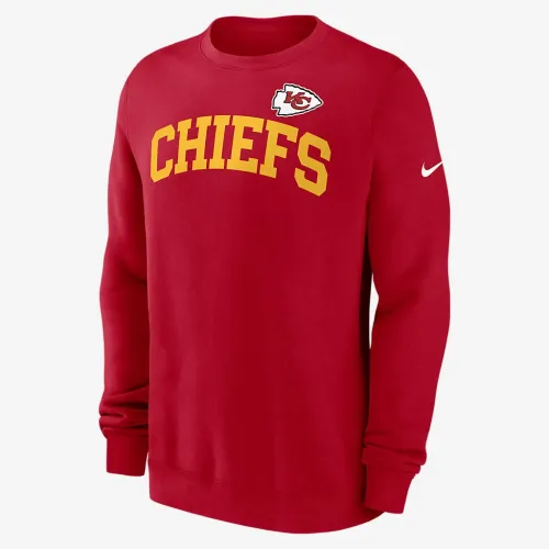 Kansas City Chiefs Club чоловічі Nike NFL Pullover Crew колір червоний