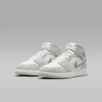 Nike Air Jordan 1 Mid SE Big дитячі Кросівки колір сірий