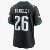 Saquon Barkley Philadelphia Eagles чоловічі Nike NFL Game Jersey колір чорний