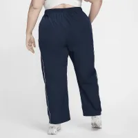 Nike Windrunner жіноча З високою талією Woven Open-Hem Pants (великі розміри) блакитний